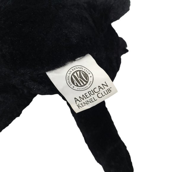 American Kennel Club Black Labrador Lab Plush Dog Hook Loop Paws 13" Stuffed Toy - Picture 8 of 9